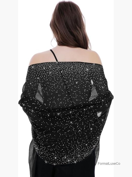 shawl wrap for evening dress Aukmla Shawls and Wraps Dresses Party Scarf with Crystal Buckle Weddings Accessories for Bride and Bridesmaids (Gold) at Amazon Women's Clothing store this accessory adds sophistication with its graceful design Chiffon Cape Shawl Wrap Scarf